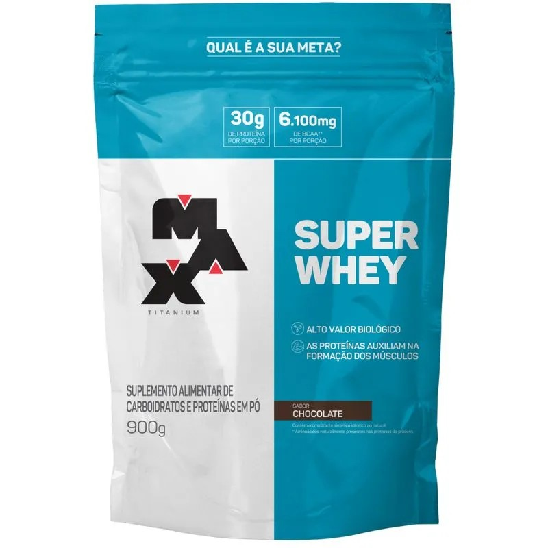 Whey Super Refil 900g  Max Titanium