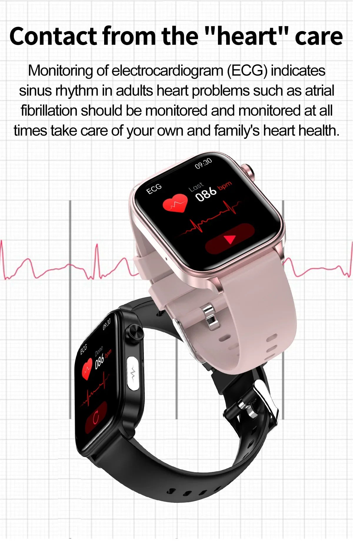 Smartwatch GUHUAVMI Emotion: Monitoramento Emocional e de Saúde