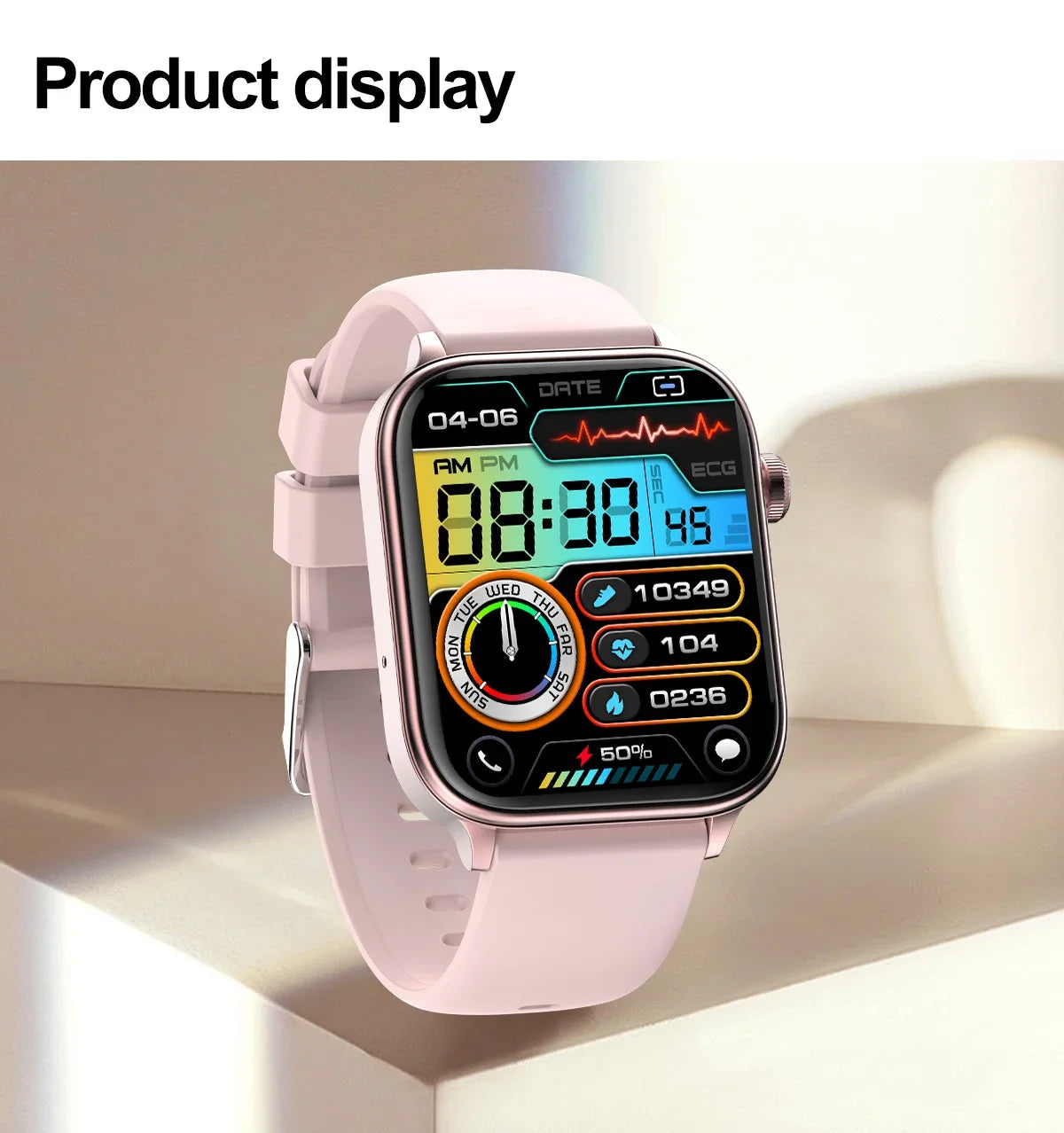 Smartwatch GUHUAVMI Emotion: Monitoramento Emocional e de Saúde