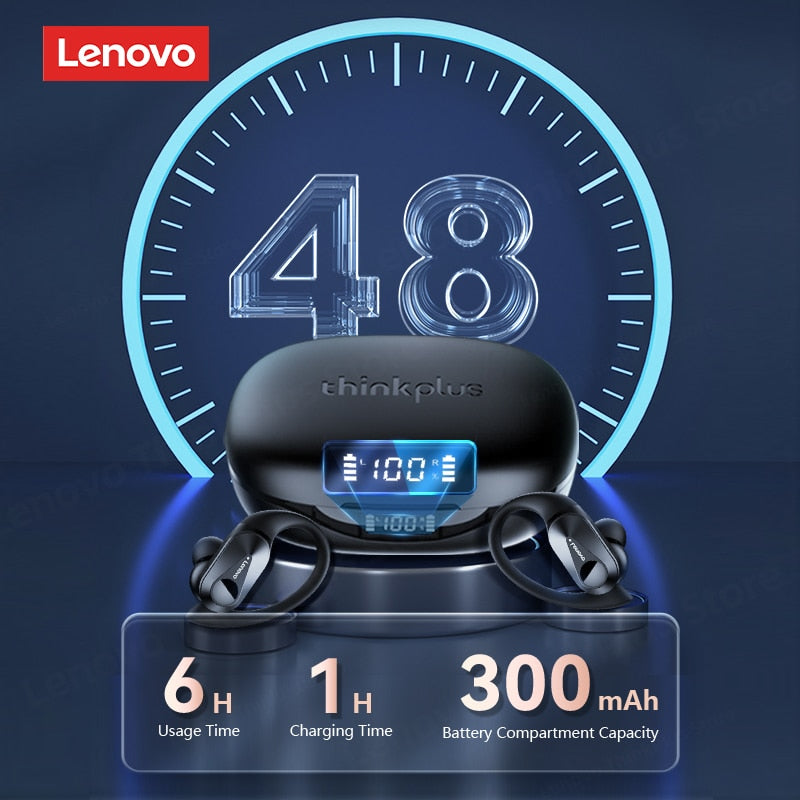Fones de Ouvido Esportivo Lenovo LP75 TWS - Feel Nature