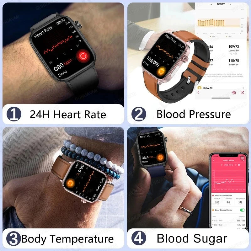 Smartwatch GUHUAVMI Emotion: Monitoramento Emocional e de Saúde