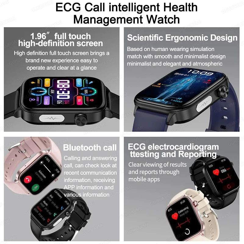 Smartwatch GUHUAVMI Emotion: Monitoramento Emocional e de Saúde