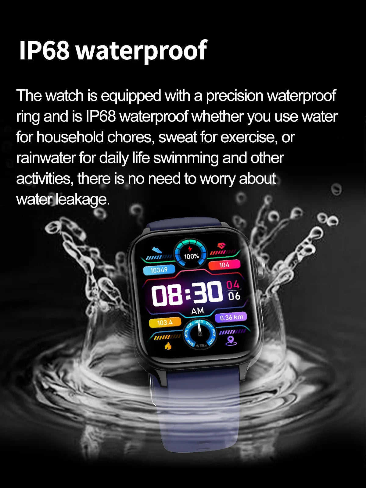 Smartwatch GUHUAVMI Emotion: Monitoramento Emocional e de Saúde