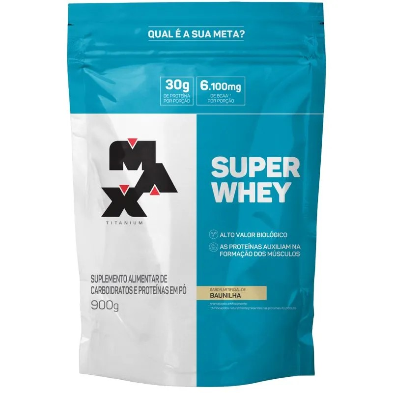 Whey Super Refil 900g  Max Titanium
