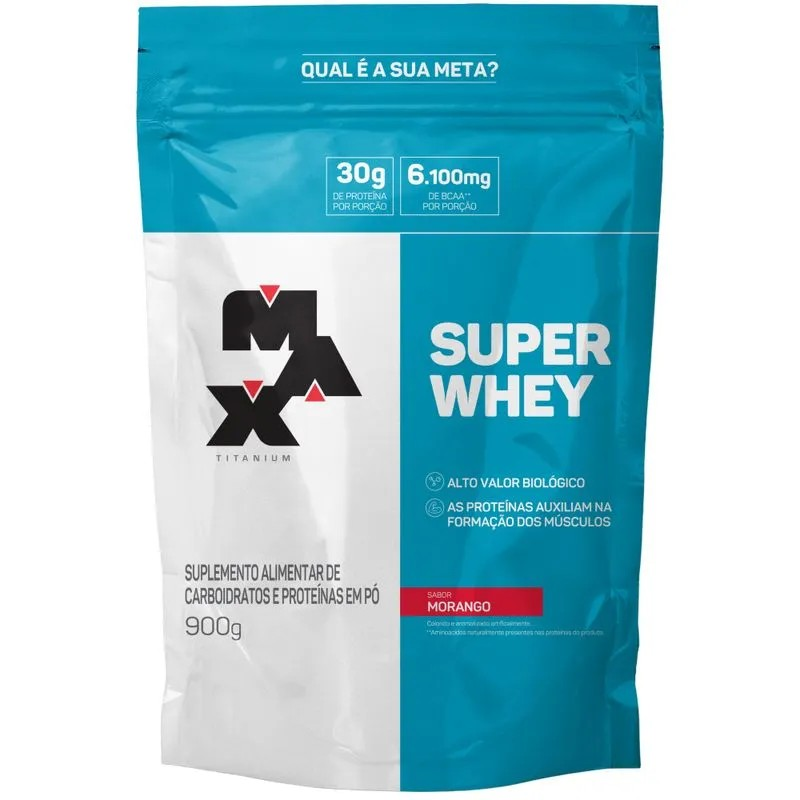 Whey Super Refil 900g  Max Titanium